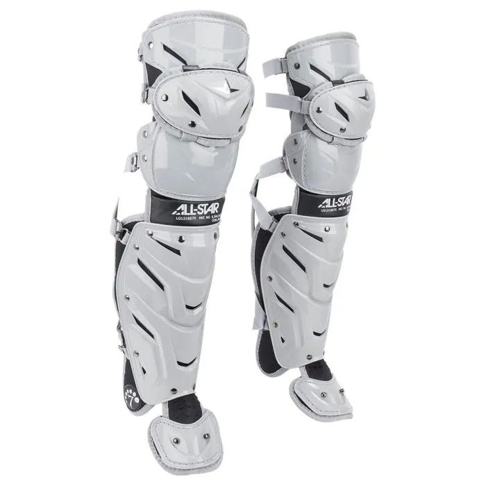 All Star System 7 Axis Intermediate Baseball Catcher's Leg Guards