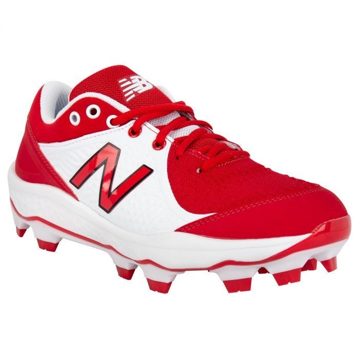 red high top baseball cleats
