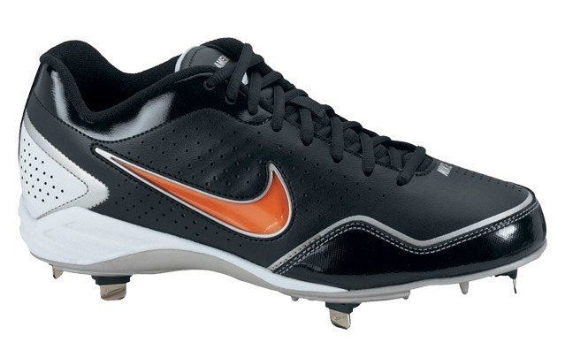 orange youth softball cleats