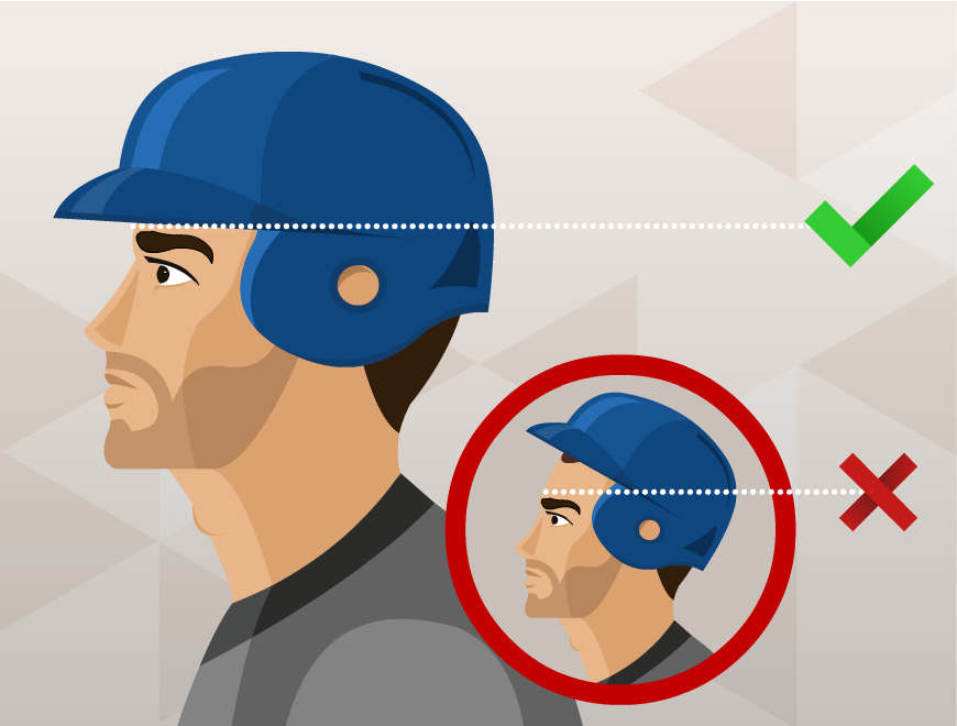 batting helmet sizing